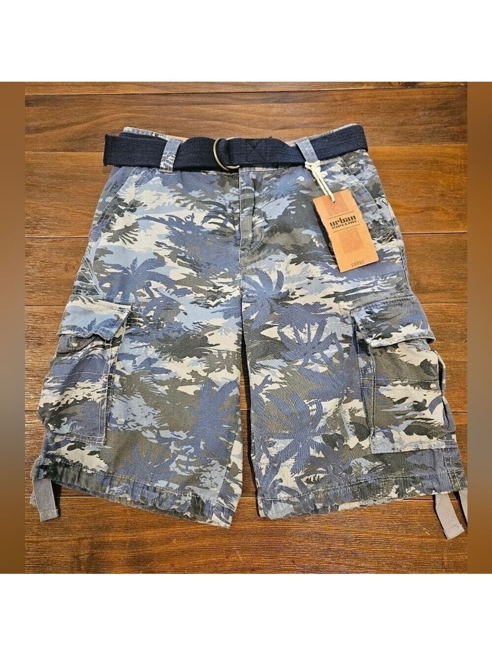 URBAN PIPELINE NWT BOY'S INSPIRED WITH VINTAGE DETAILS CARGO SHORTS  SIZE 16